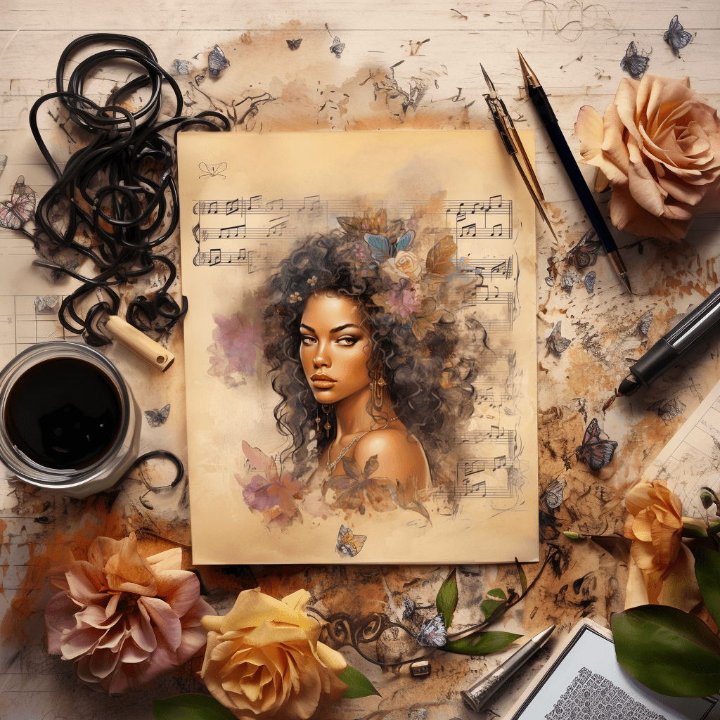 FLOWER GIRL JUNK JOURNAL KIT - 72023 - Four Blended Sistas