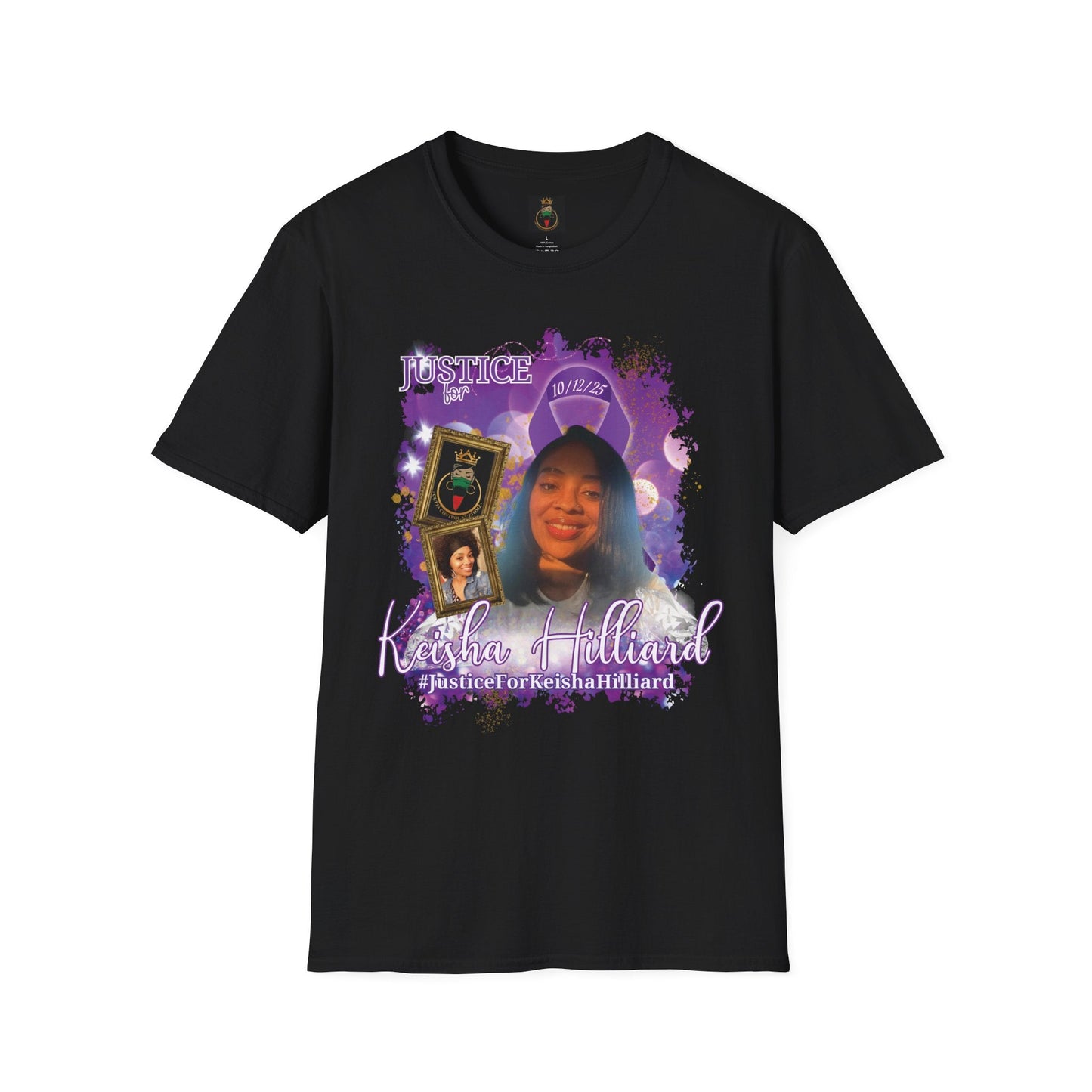 💜Justice for Keisha Support Tee – Limited Edition, Unisex, JusticeForKeishaHilliard - Four Blended Sistas